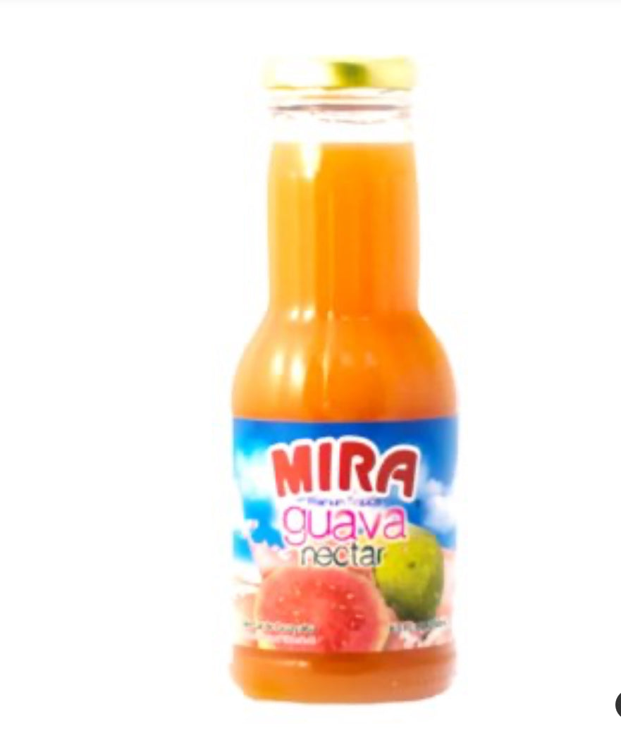 Mira Premium Tropical Pink Guava Nectar Glass Bottle 250ml