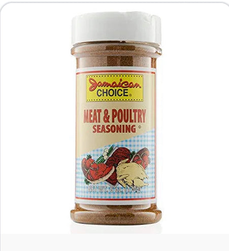 Jamaican Choice Meat & Poultry Seasoning, 6 oz Jar