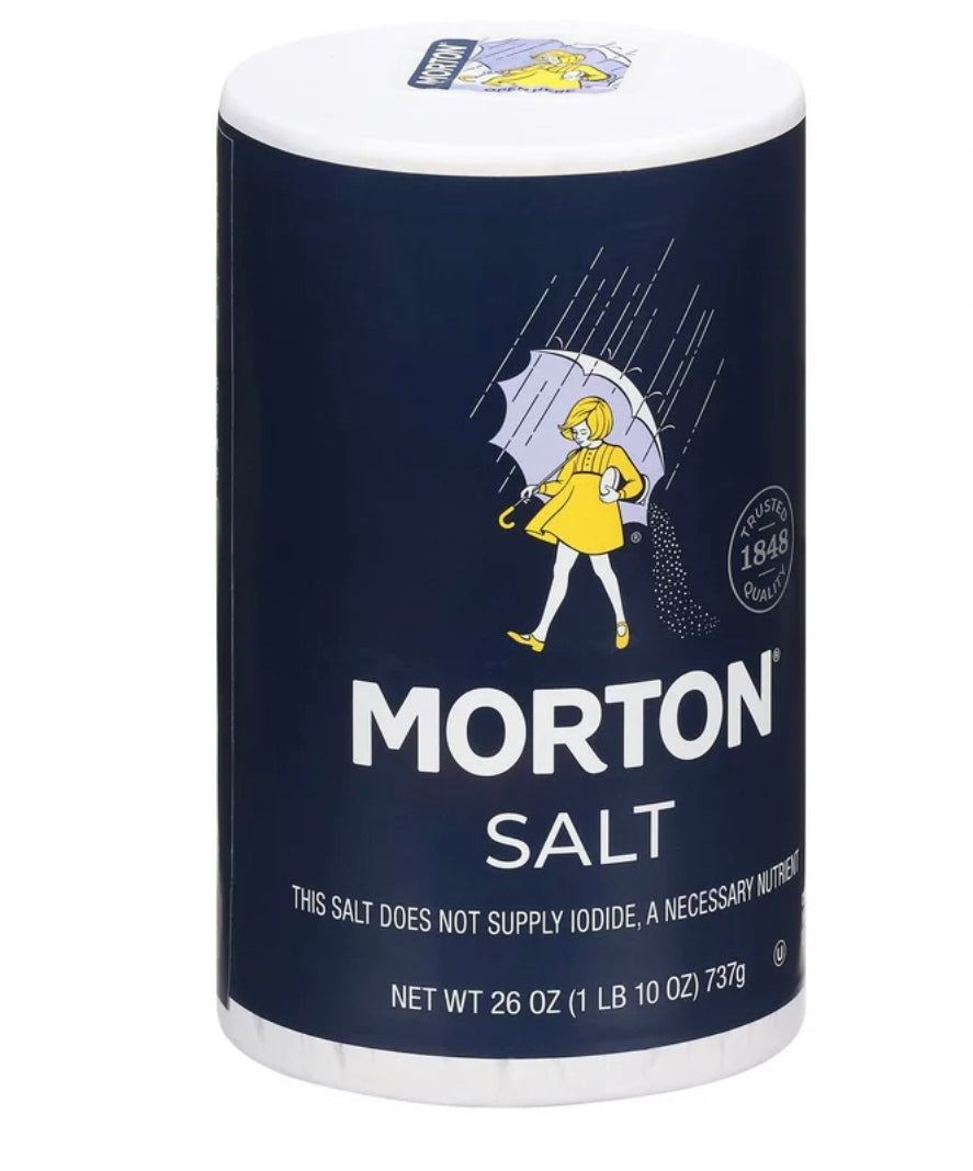 Morton Salt, Iodized, 26 Ounce