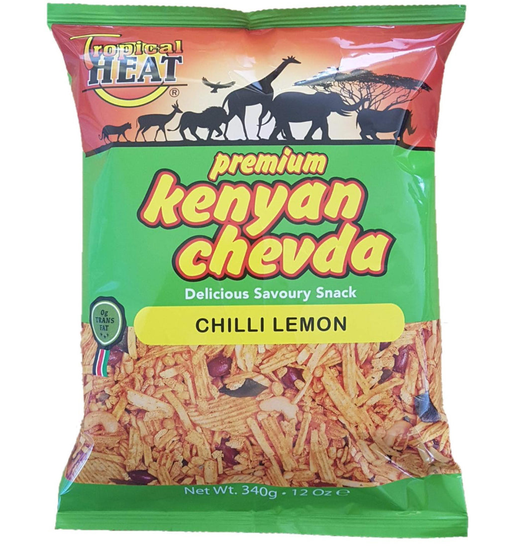 Tropical Heat Premium Kenyan Chevda Chilli and Lemon 340g