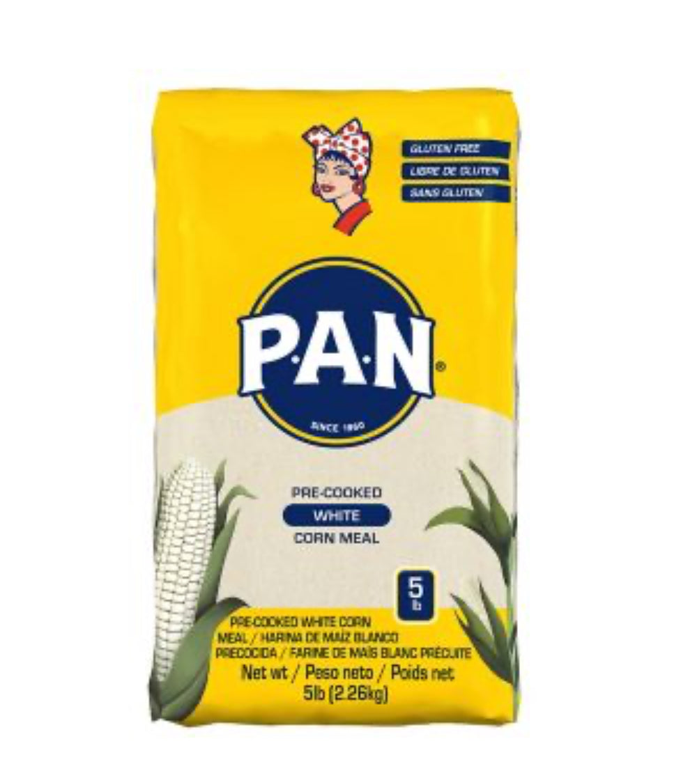 P.A.N WHITE CORN MEAL - 5 LB