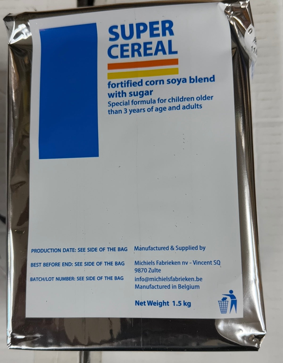 Super Cereal 1.5 kg Fortified Corn Soya blend with Sugar