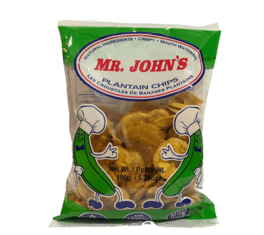 Mr. Johns Green Plantain Chips 150g