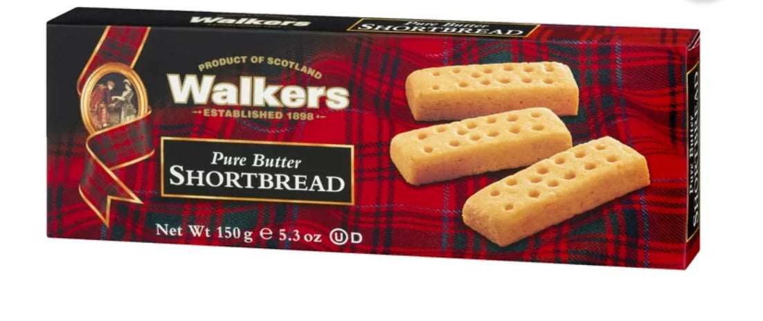 Walkers Pure Butter Shortbread Cookies, 5.3 Oz.