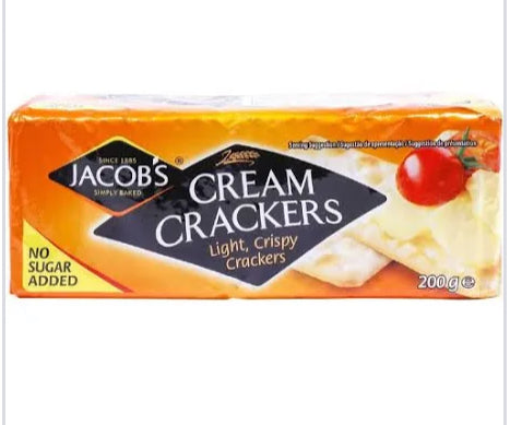 Jacob's Cream Cracker No Added Sugar 200G