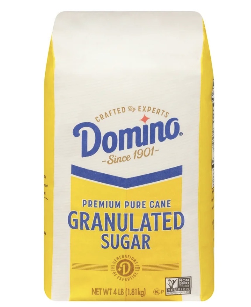 Domino® Premium Cane Granulated Sugar, 4 lb Bag - Gluten-Free Kosher Non-GMO