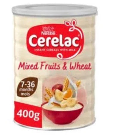 Cerelac Mixed Fruits Wheat Infant Cereal With Milk From 7 Months+ 400g