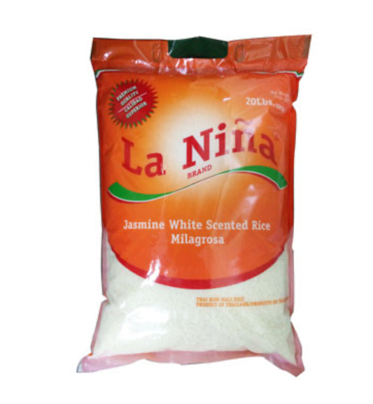 La Nina Jasmine Scented Rice. 20lbs