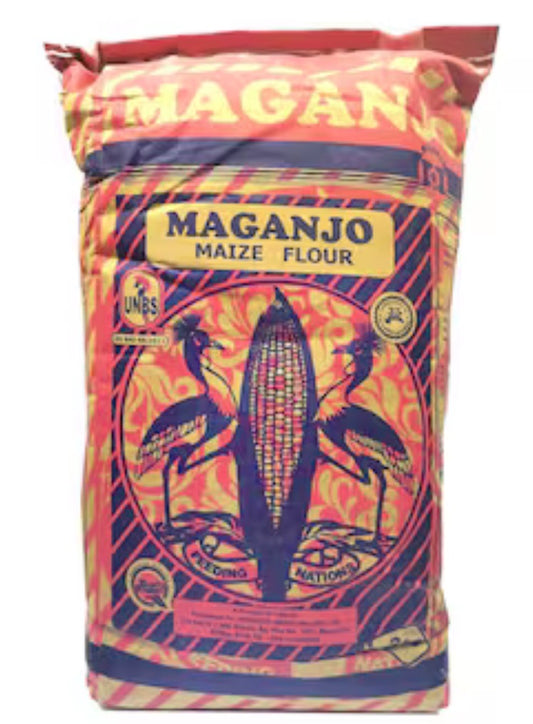 Maganjo Maize Flour – 2kg | Premium Cornmeal, Gluten-Free, Non-GMO, Perfect for Baking, Cooking and Porridge