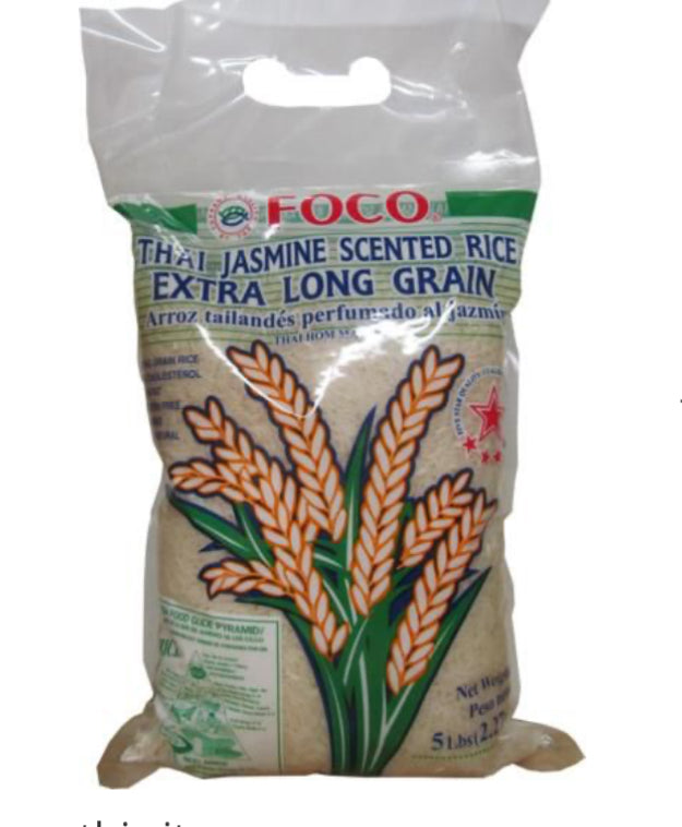 Foco Thai Jasmine Scented Rice 5lbs
