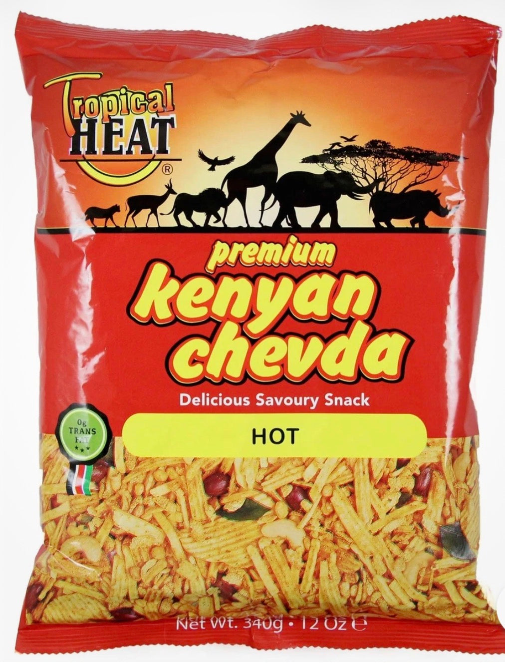 Tropical heat Kenyan chevda - hot - 340g