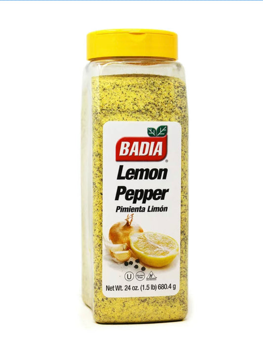 Badia Lemon Pepper 24 oz (1.5 lbs)