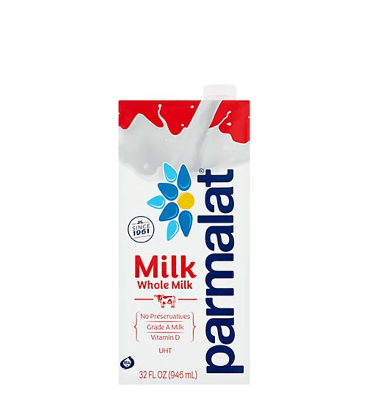 Parmalat Milk Whole Box 1 Quart - 32 Fl. Oz.
