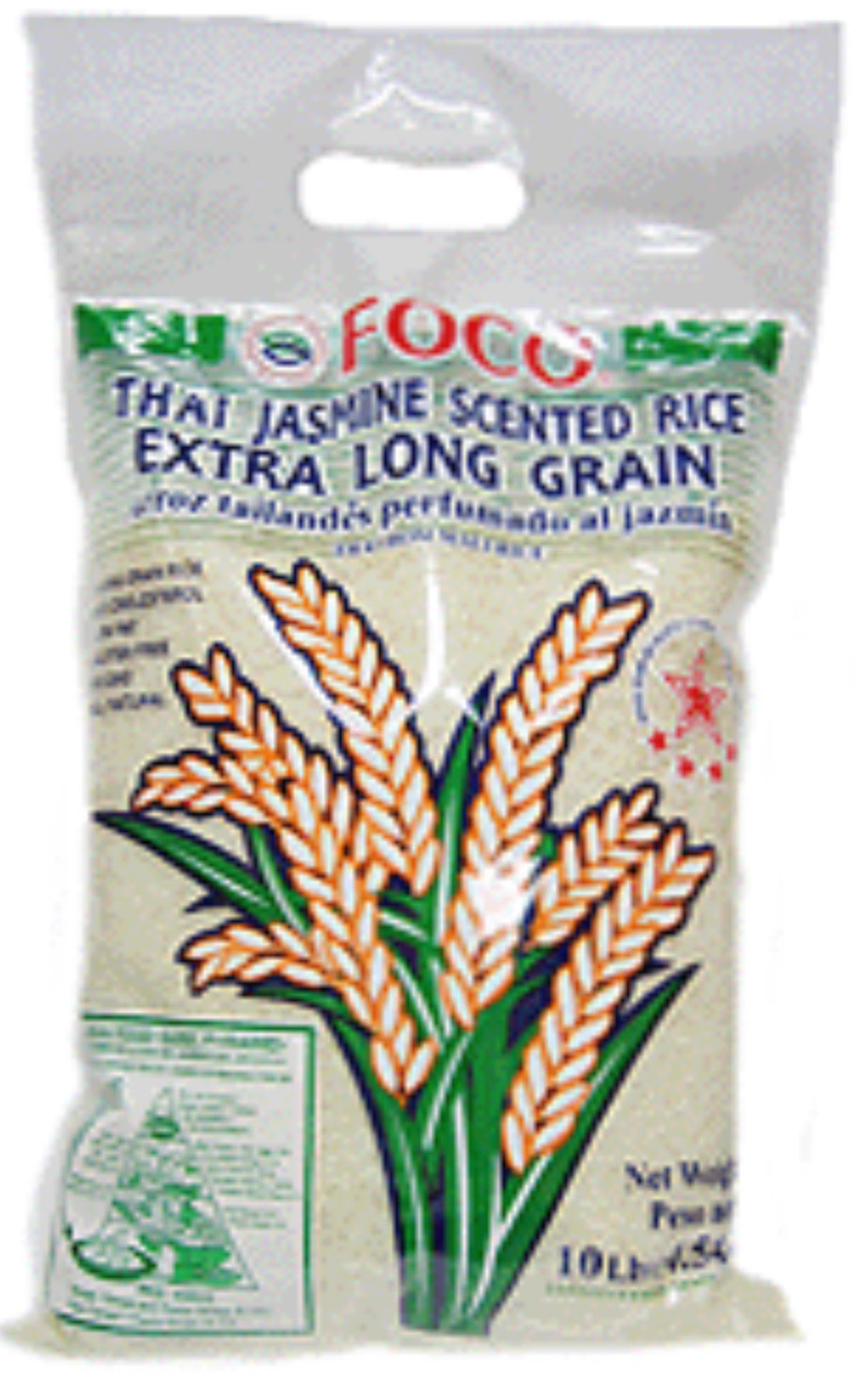 Foco Thai Jasmine Scented Rice 10LBS