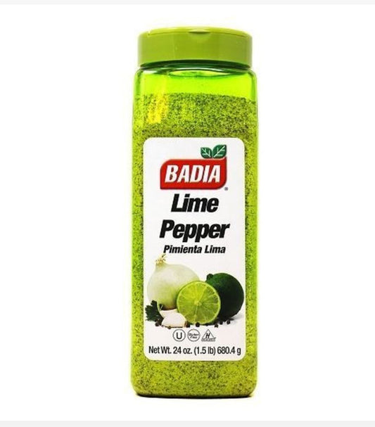 Badia Lime Pepper Seasoning, 24Oz (1.5lb)